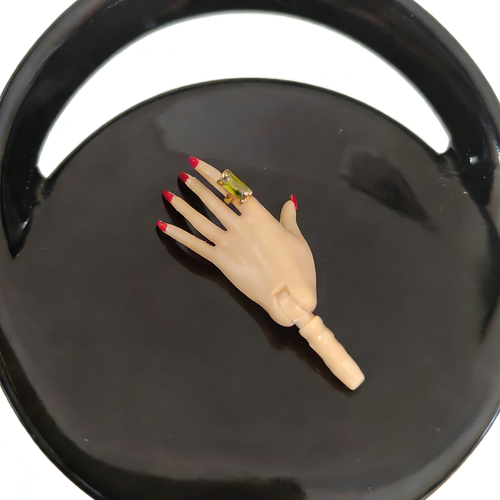 1/6 Doll Jewelry RING for Fashion Royalty Poppy Parker Integrity Toys.4×2 mm zirconia stone