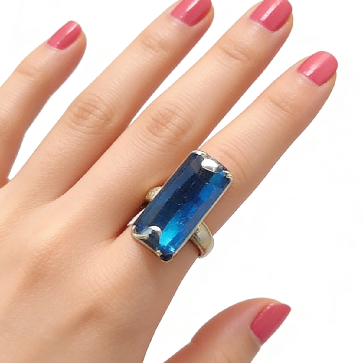1:6 Puppen Schmuck RING für Fashion Royalty Poppy Parker Integrity Toys. 4×2 mm Zirkonia Stein