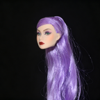 OOAK Hand-Painted Fashion Royalty Poppy Parker Doll Head — FR White Skin | DollVerse