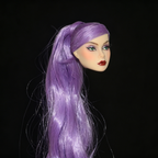 OOAK Hand-Painted Fashion Royalty Poppy Parker Doll Head — FR White Skin | DollVerse