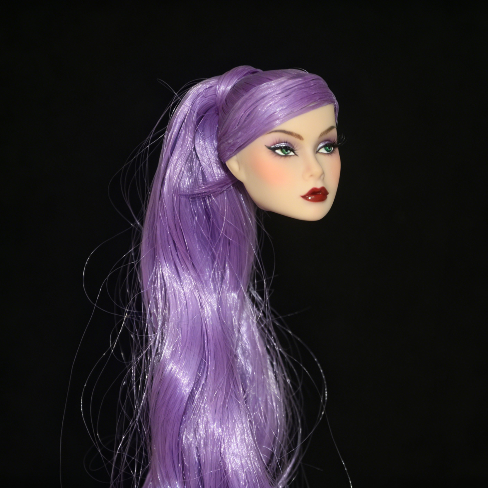 OOAK Hand-Painted FASHION ROYALTY POPPY PARKER  ONLY HEAD