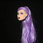 OOAK Hand-Painted Fashion Royalty Poppy Parker Doll Head — FR White Skin | DollVerse