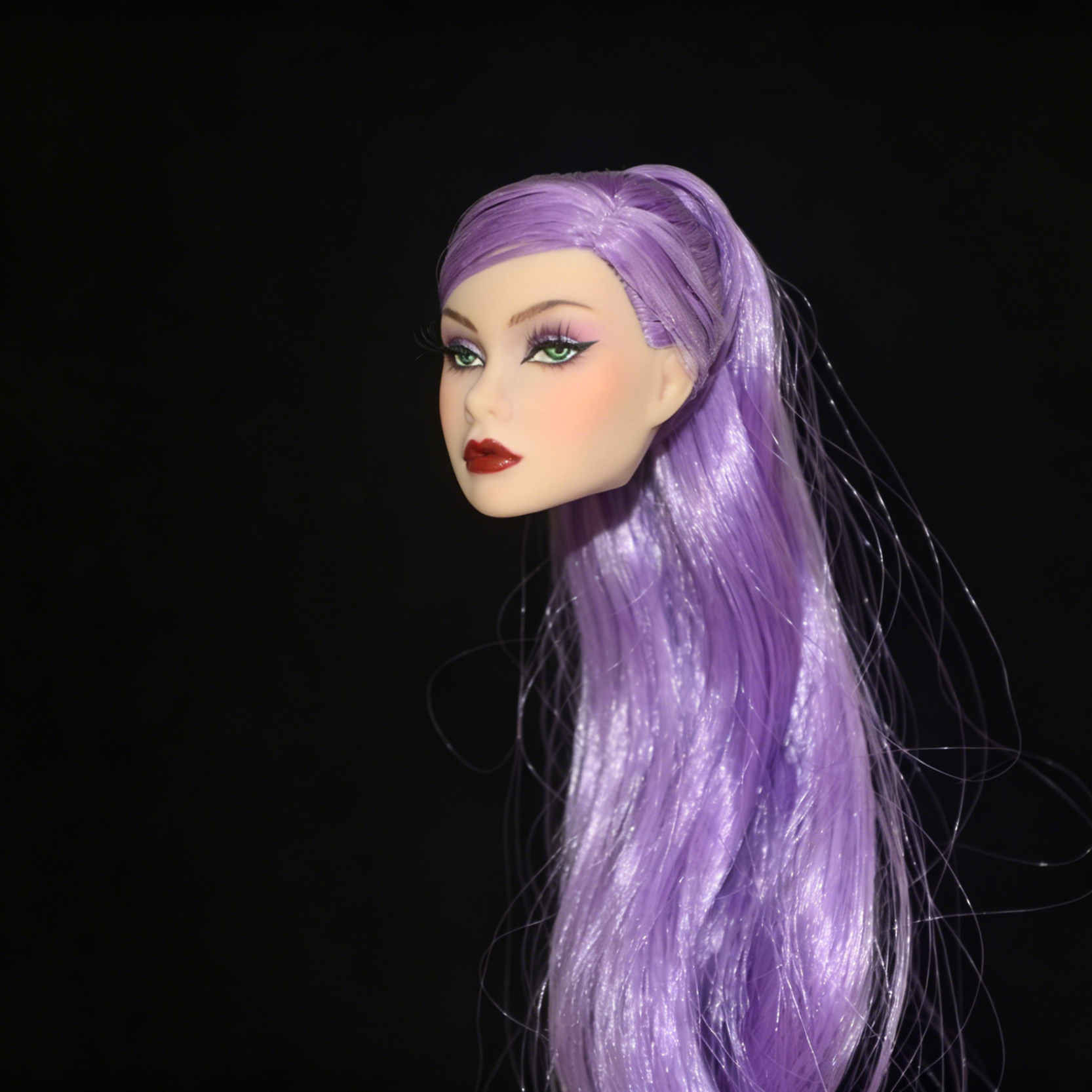 OOAK Hand-Painted FASHION ROYALTY POPPY PARKER  ONLY HEAD