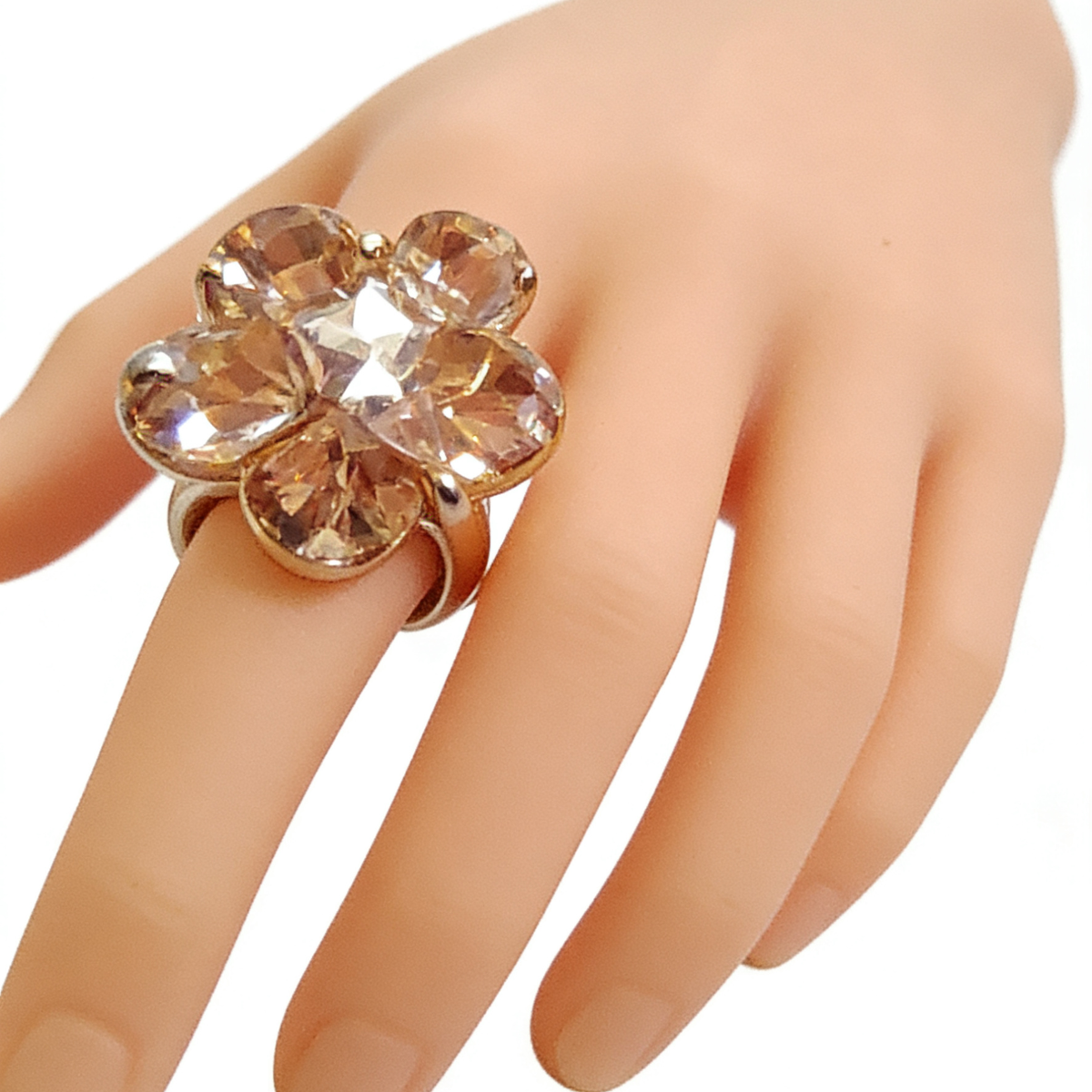 1/6 Puppen Schmuck RING für Fashion Royalty Poppy Parker Integrity Toys.fünfblütige Pflaumenblüte