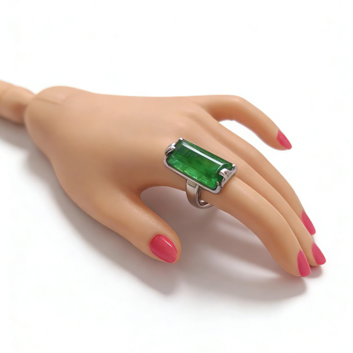 1:6 Puppen Schmuck RING für Fashion Royalty Poppy Parker Integrity Toys. 4×2 mm Zirkonia Stein