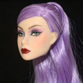 OOAK Hand-Painted Fashion Royalty Poppy Parker Doll Head — FR White Skin | DollVerse