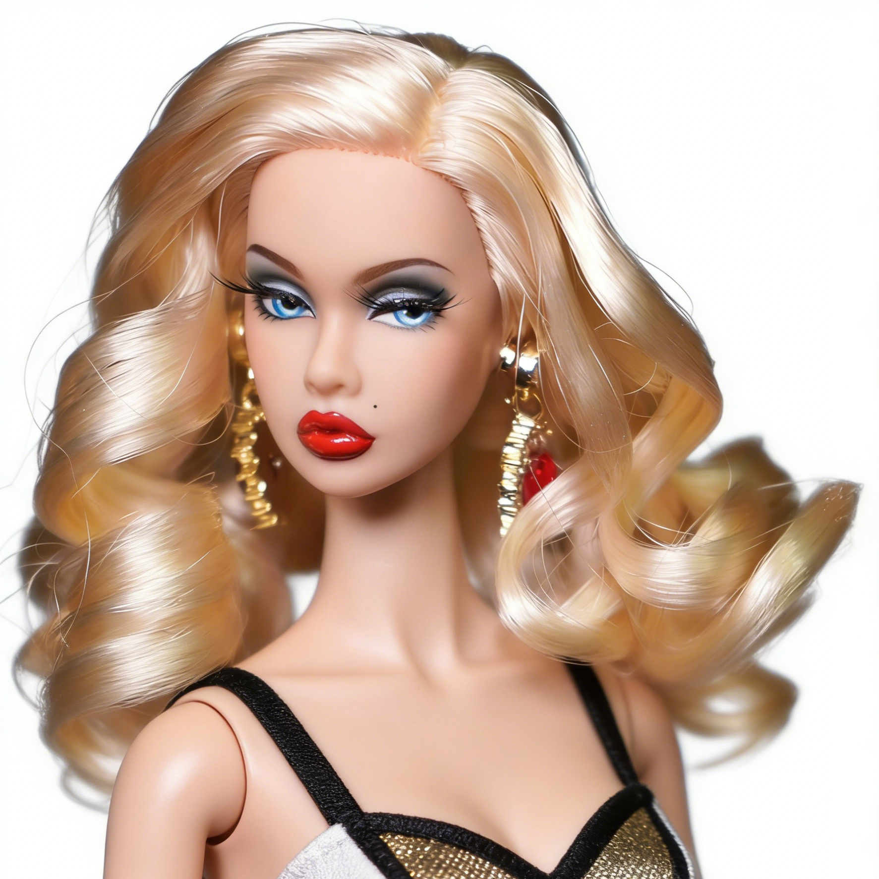 integrity toys Repaint Custom Poppy Parker Art Doll Head ~ Only Head