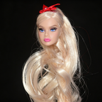 Scarlett Reverie | OOAK Poppy Parker Repaintkopf | Platinblond & Eisblaue Augen | DollVerse