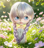 Hand-Painted Custom Blythe Art Doll