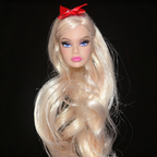 Scarlett Reverie | OOAK Poppy Parker Repaintkopf | Platinblond & Eisblaue Augen | DollVerse