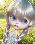 Hand-Painted Custom Blythe Art Doll