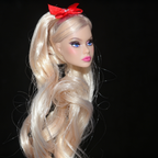 Scarlett Reverie | OOAK Poppy Parker Repaintkopf | Platinblond & Eisblaue Augen | DollVerse