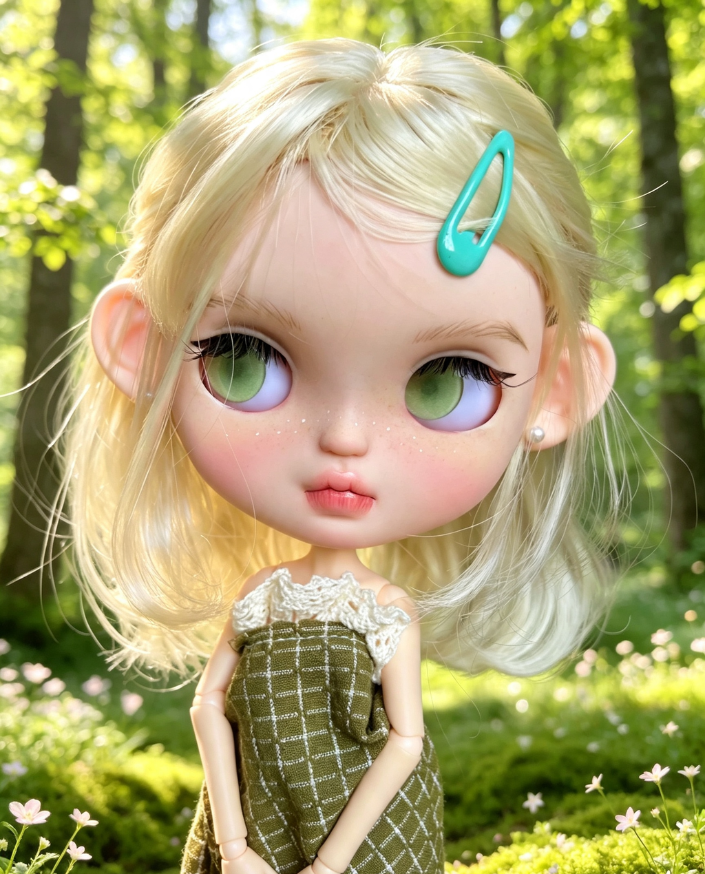 Blythe Doll Handmade-With Outfits + Wig