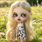 Blythe Custom Doll - handbemaltes Gesicht