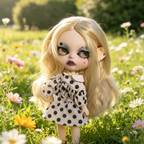 Blythe Custom Doll - handbemaltes Gesicht