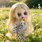 Blythe Custom Doll - handbemaltes Gesicht