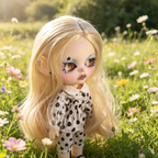Blythe Custom Doll - handbemaltes Gesicht