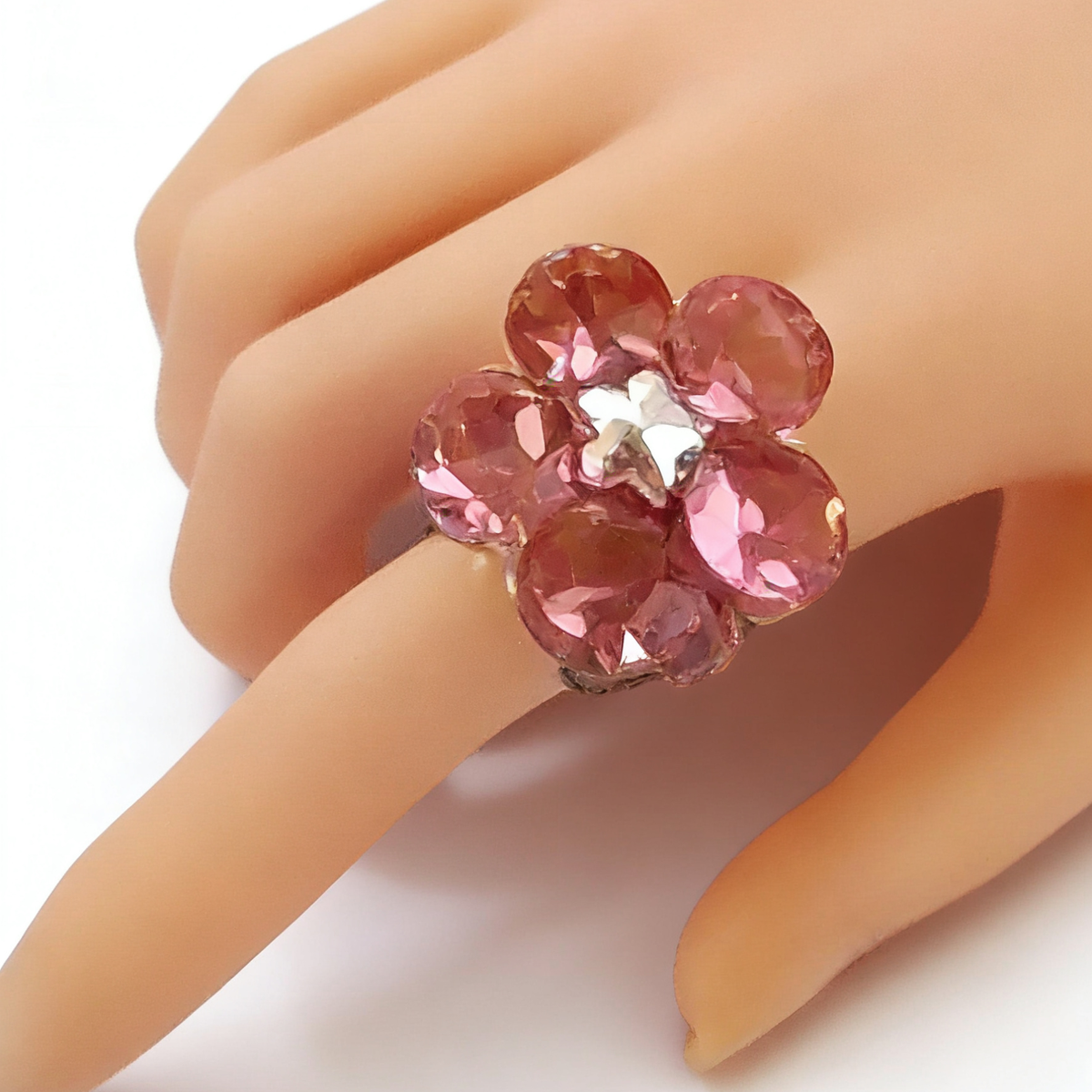 1/6 Puppen Schmuck RING für Fashion Royalty Poppy Parker Integrity Toys.fünfblütige Pflaumenblüte