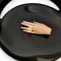 1/6 Doll Jewelry RING for Fashion Royalty Poppy Parker Integrity Toys.3mm square-cut cubic zirconia stone.