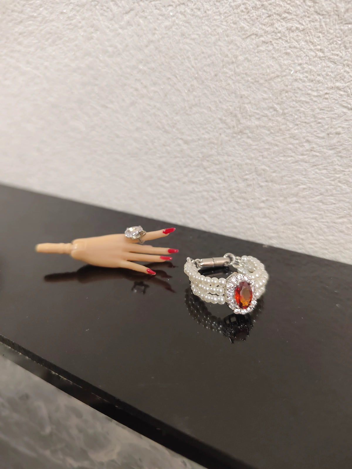 1:6 Puppenkette für Fashion Royalty Poppy Parker Integrity Toys – Handgefertigter Zirkonia-Schmuck