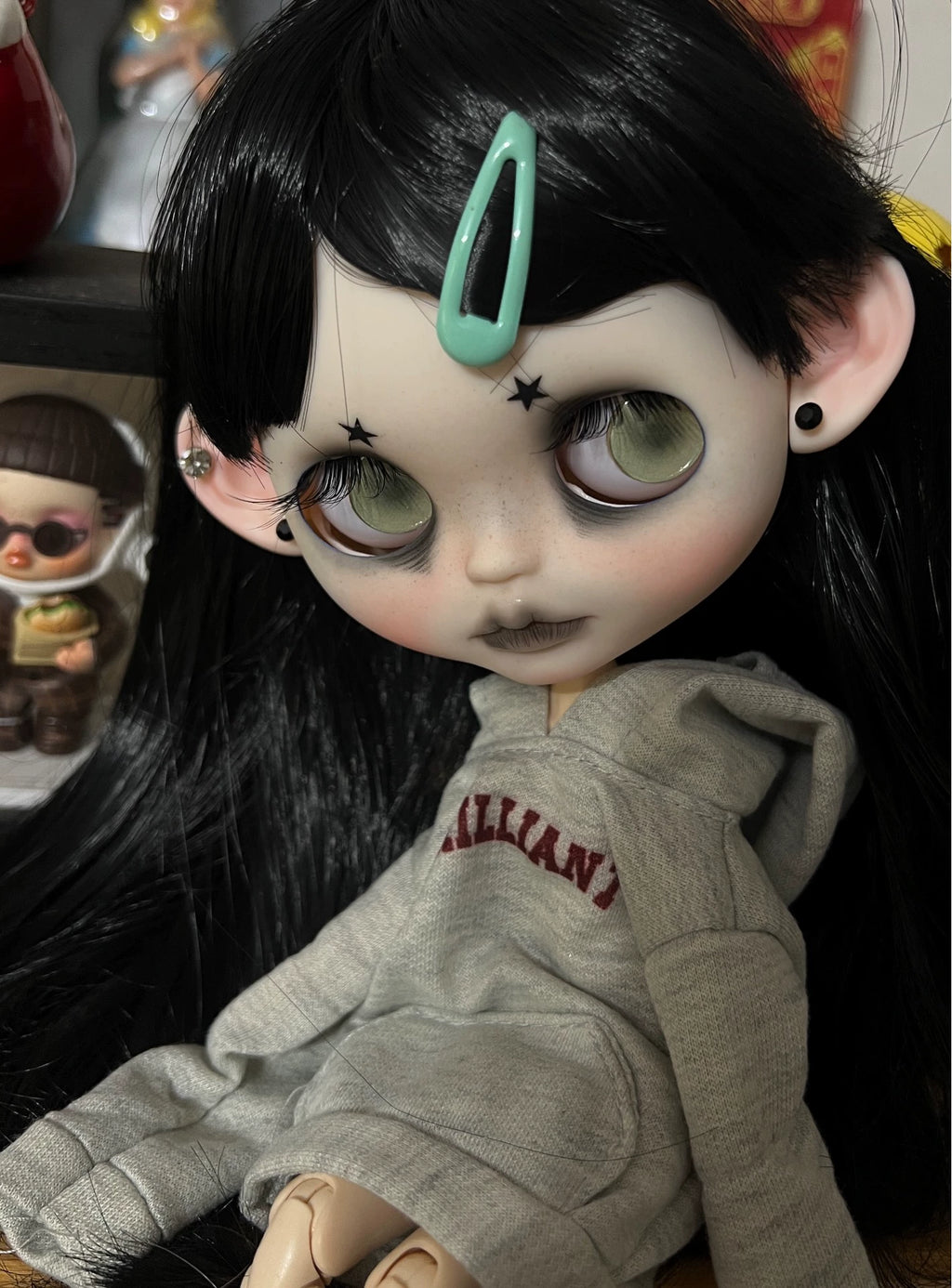 Blythe Doll Handmade-Customized With Outfits + Wig – 1/6 Doll (12in / 30cm) BJD