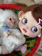 Blythe Doll Handmade-Customized With Outfits + Wig – 1/6 Doll (12in / 30cm) BJD