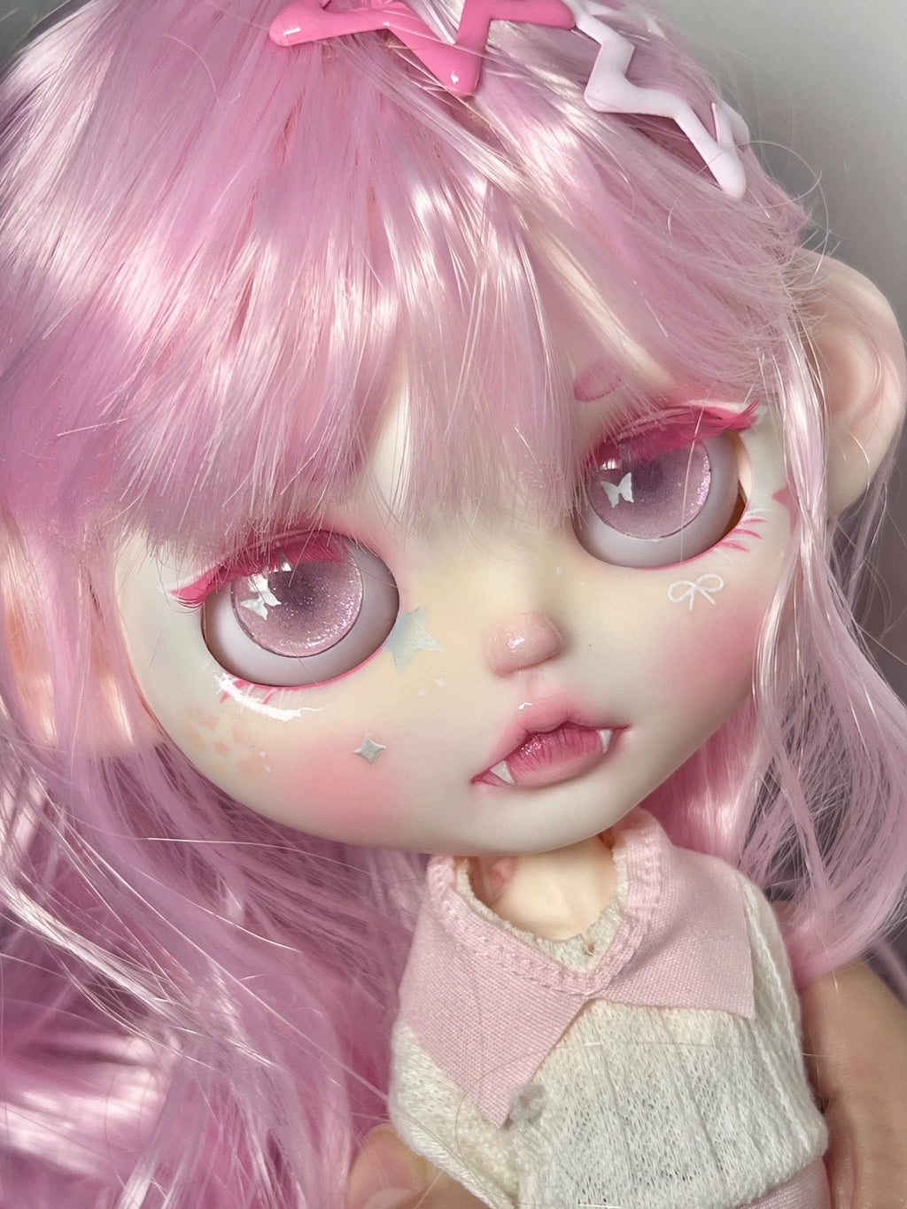 OOAK Hand-Painted Blythe Art Doll