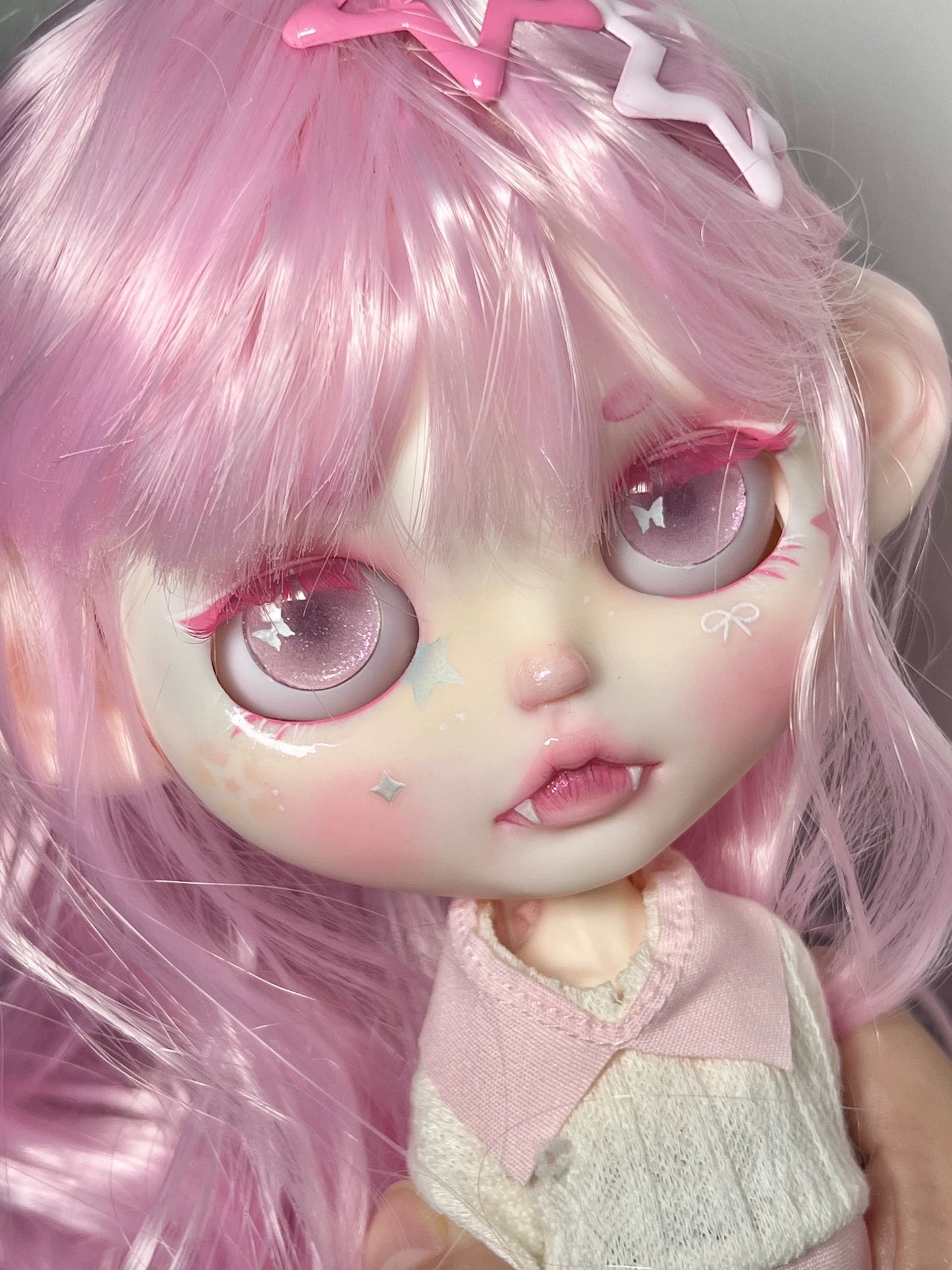 OOAK Hand-Painted Blythe Art Doll
