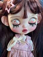 Blythe Doll Handmade-Customized With Outfits + Wig – 1/6 Doll (12in / 30cm) BJD
