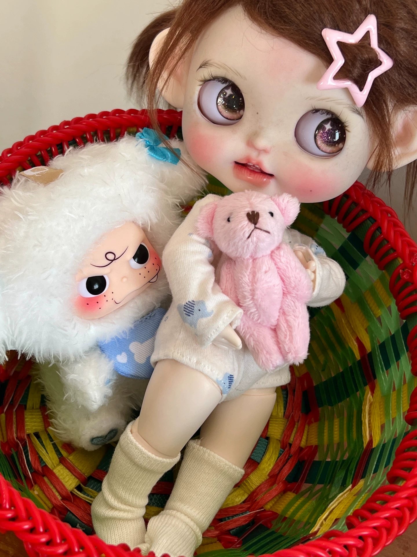 Blythe Doll Handmade-Customized With Outfits + Wig – 1/6 Doll (12in / 30cm) BJD