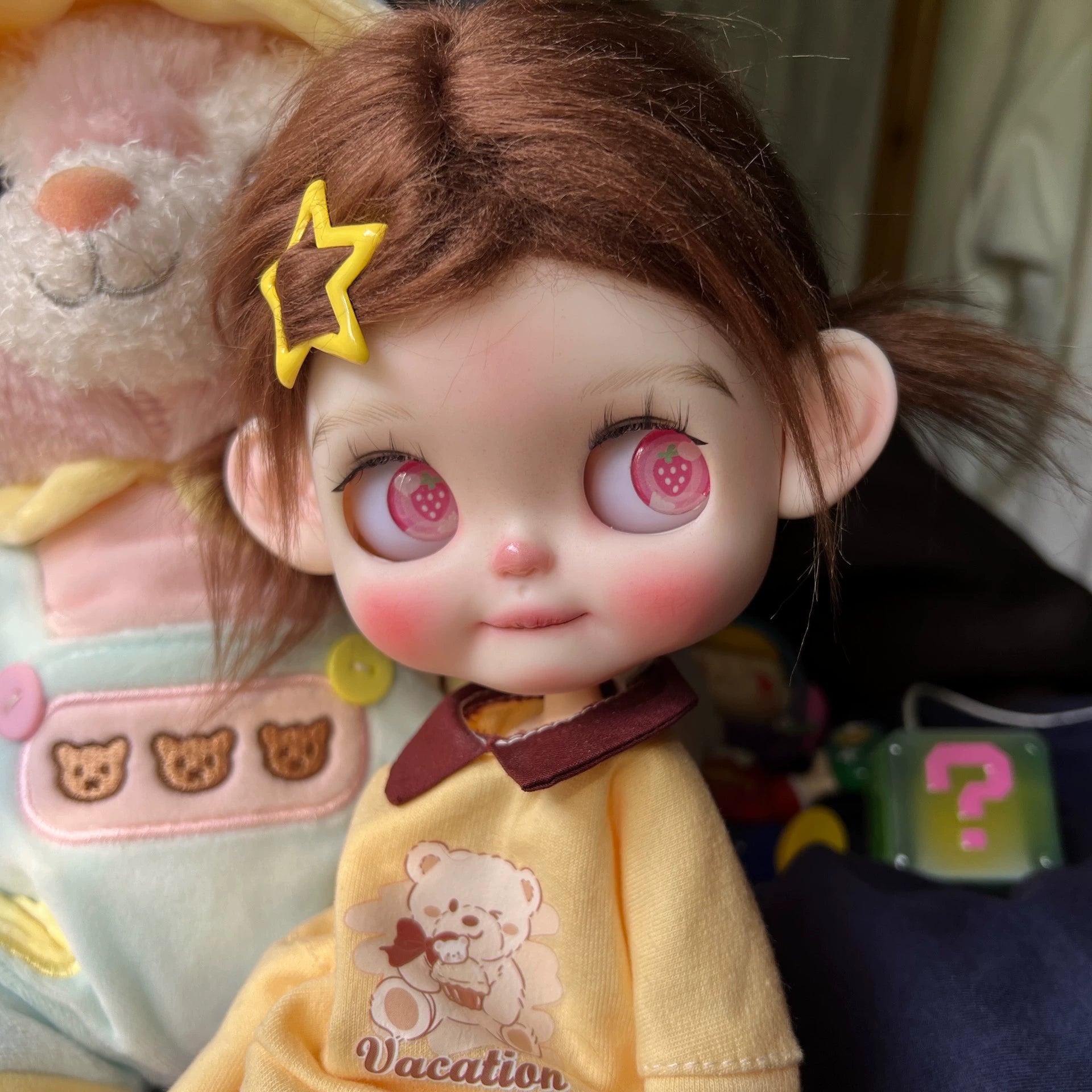 Blythe Doll Handmade-Customized With Outfits + Wig – 1/6 Doll (12in / 30cm) BJD