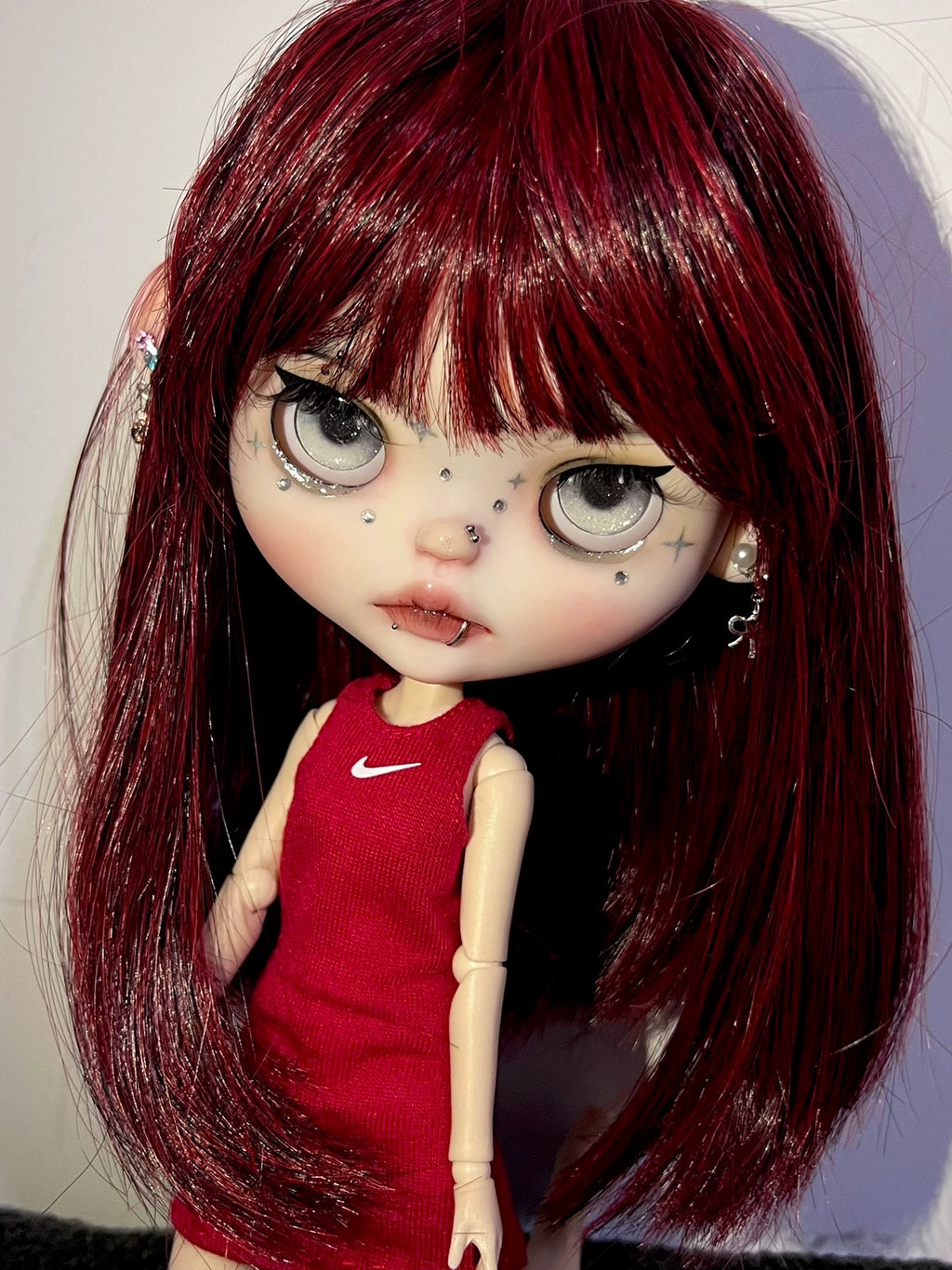 OOAK Hand-Painted Blythe Art Doll