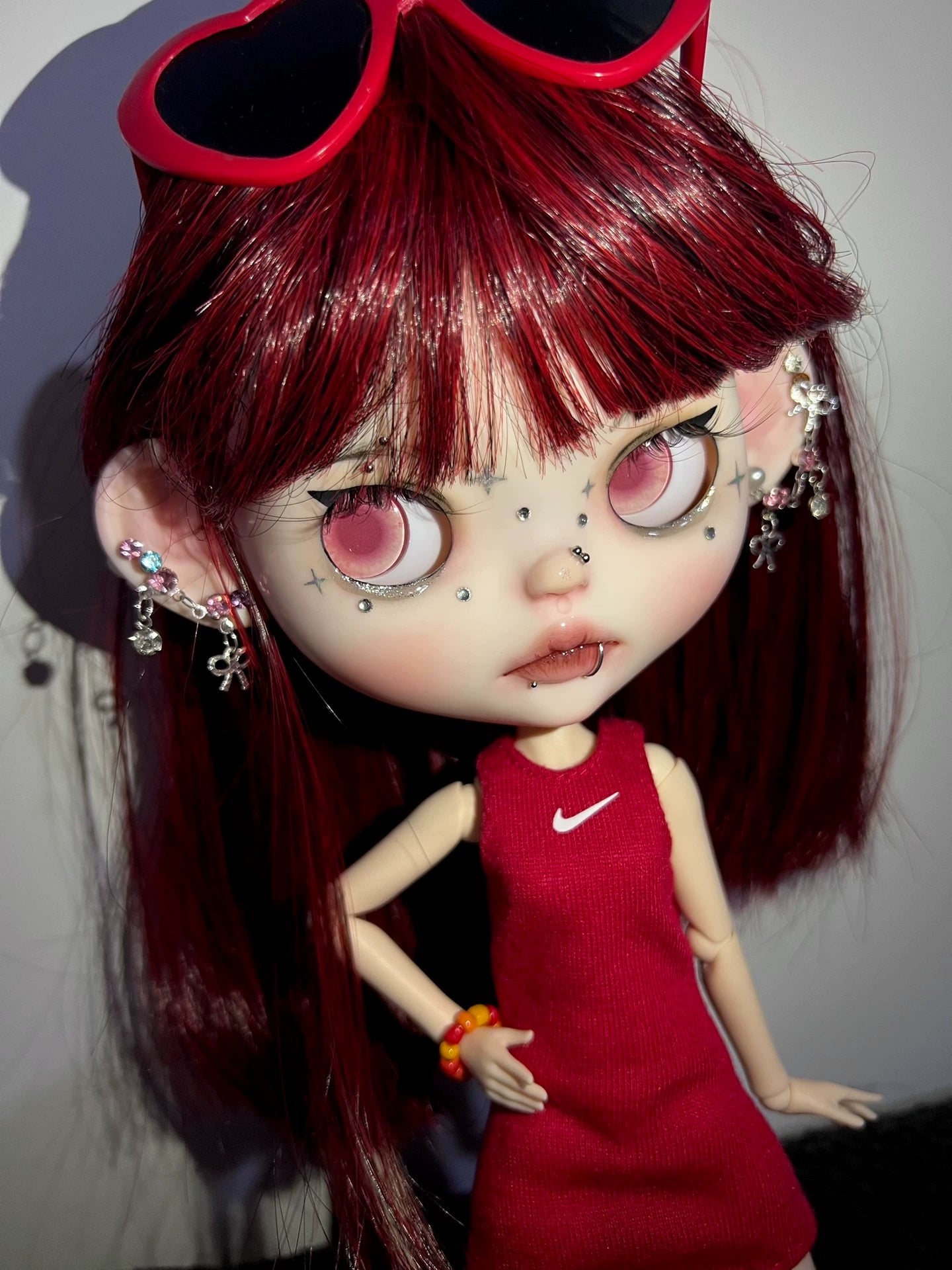 OOAK Hand-Painted Blythe Art Doll