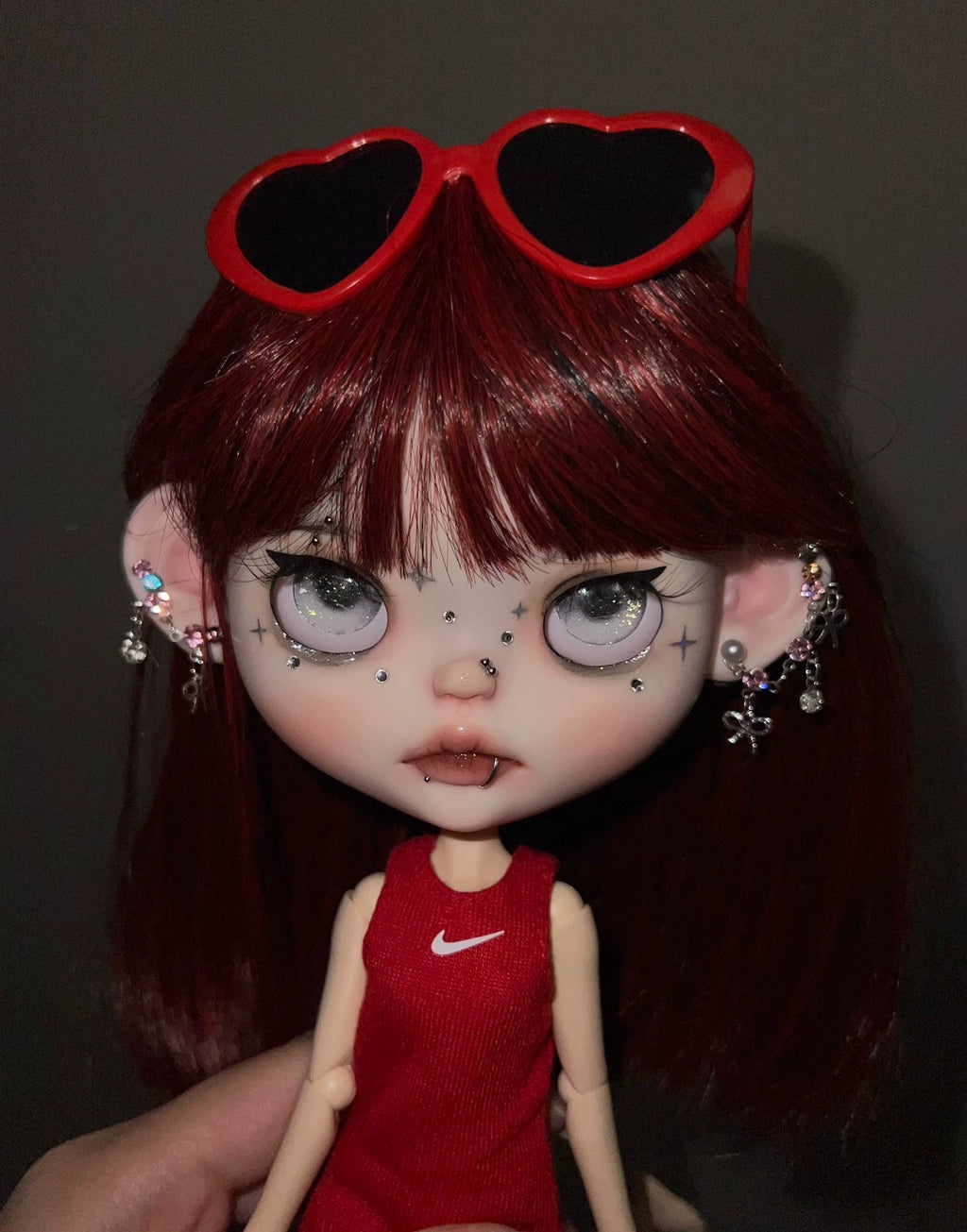 OOAK Hand-Painted Blythe Art Doll
