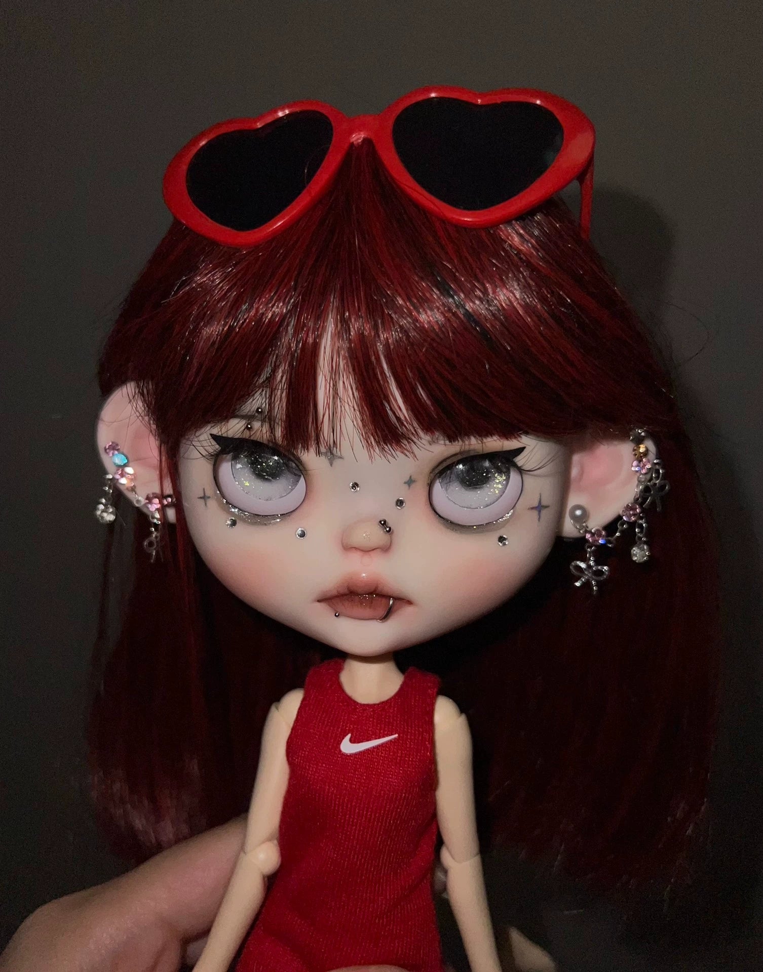 OOAK Hand-Painted Blythe Art Doll