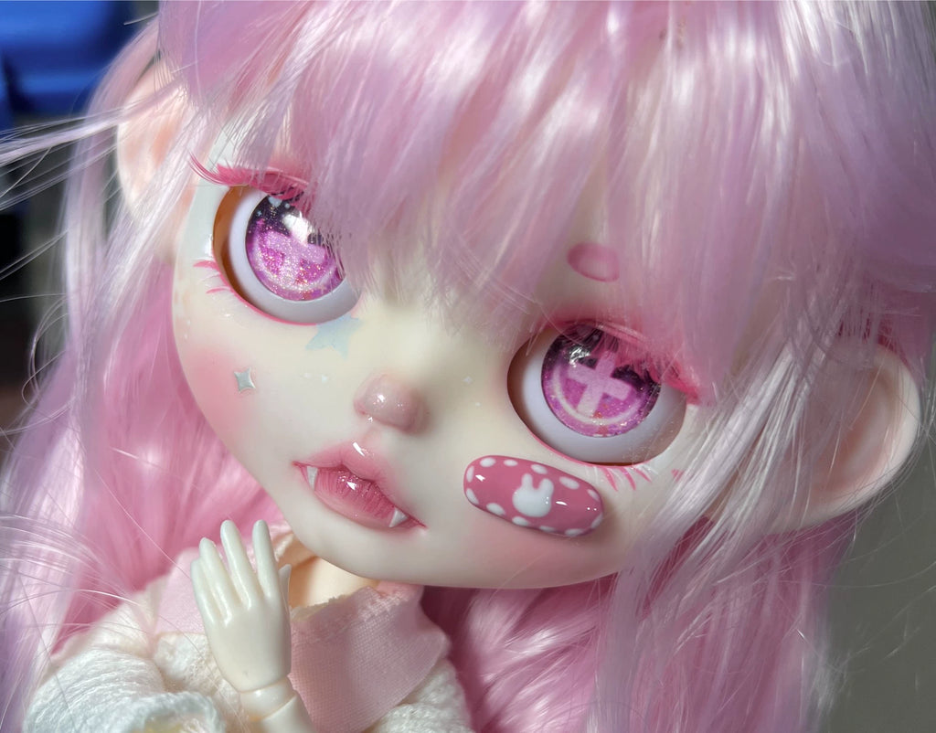 OOAK Hand-Painted Blythe Art Doll
