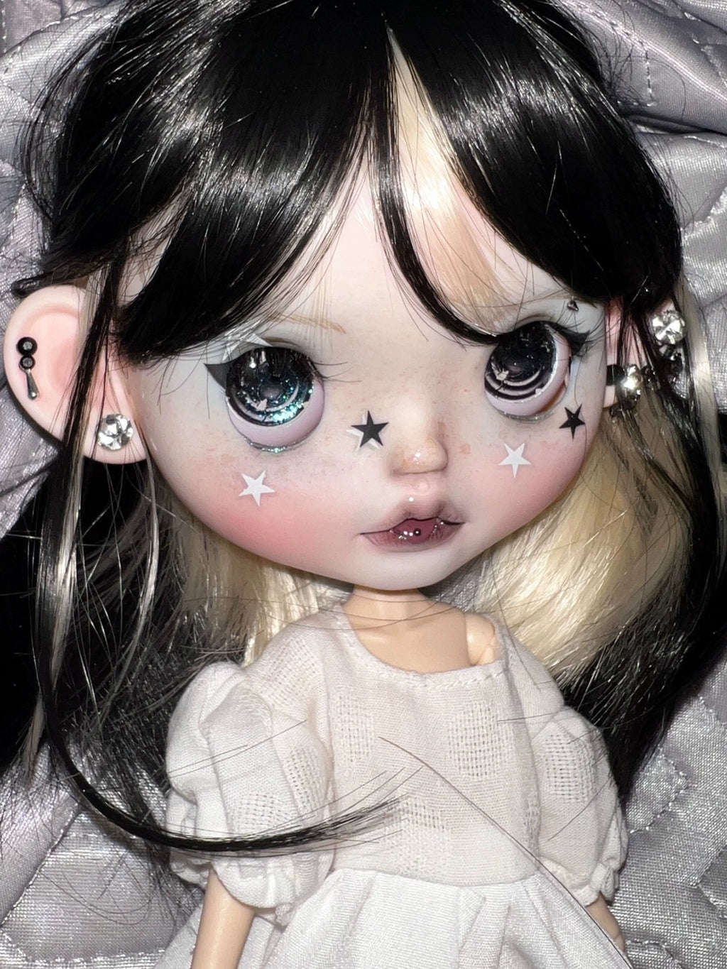 OOAK Hand-Painted Blythe Art Doll