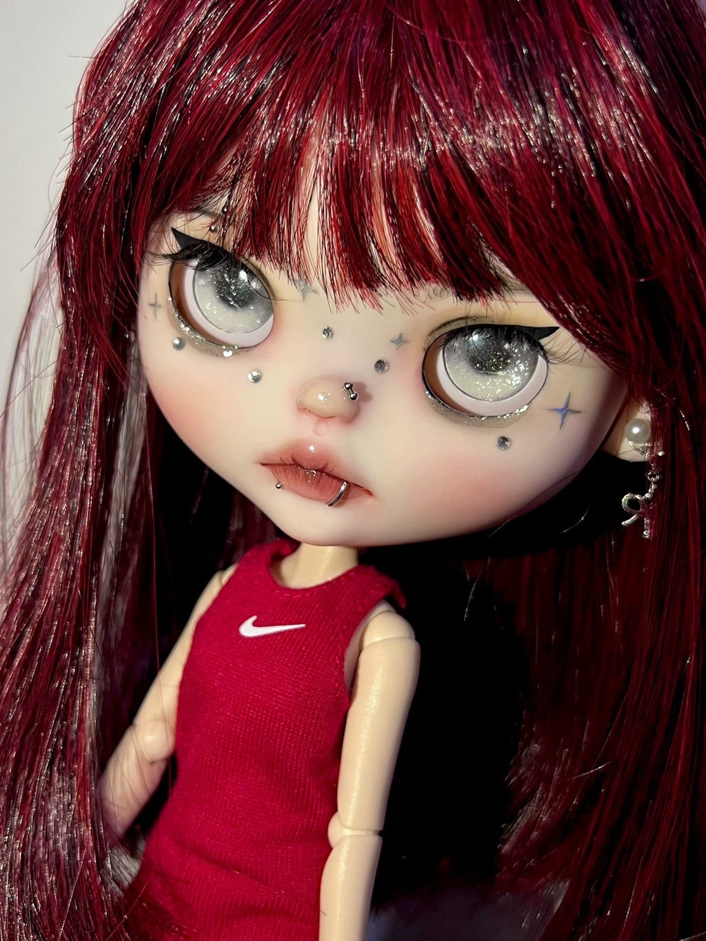 OOAK Hand-Painted Blythe Art Doll