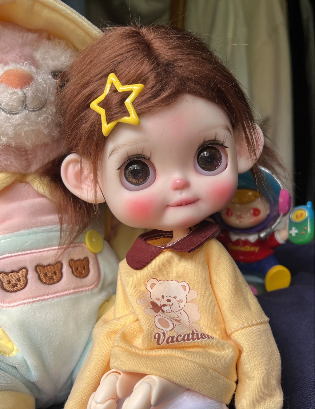 Blythe Doll Handmade-Customized With Outfits + Wig – 1/6 Doll (12in / 30cm) BJD