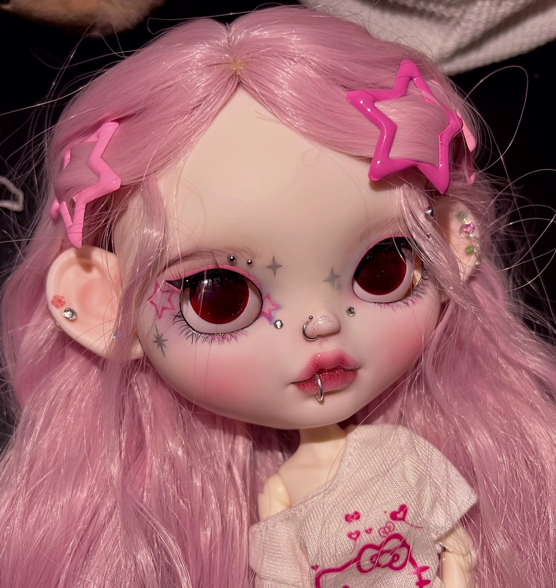OOAK Hand-Painted Blythe Art Doll