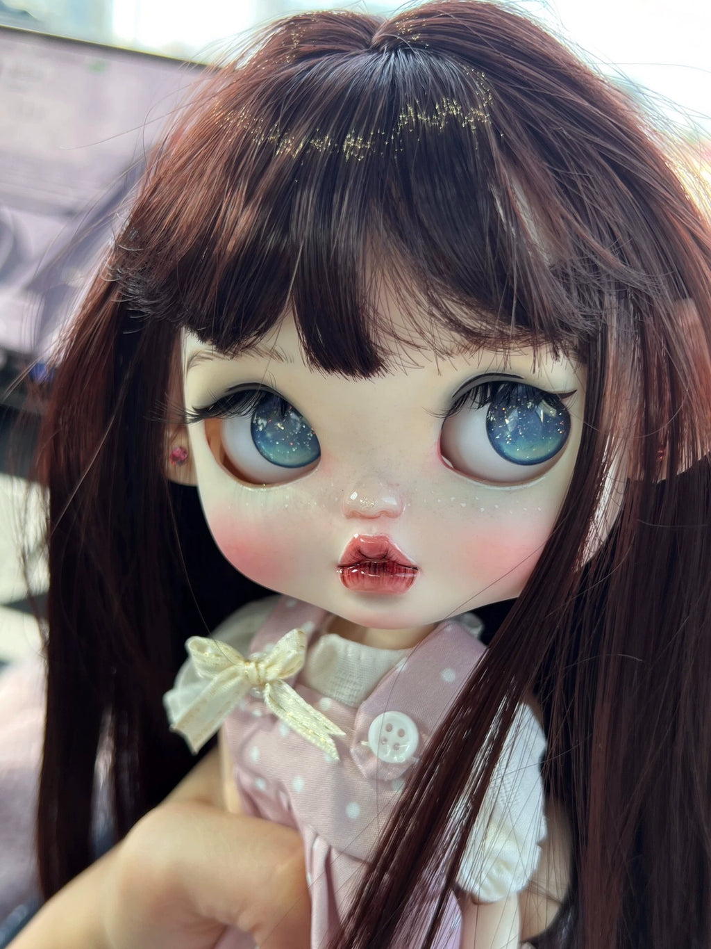 Blythe Doll Handmade-Customized With Outfits + Wig – 1/6 Doll (12in / 30cm) BJD