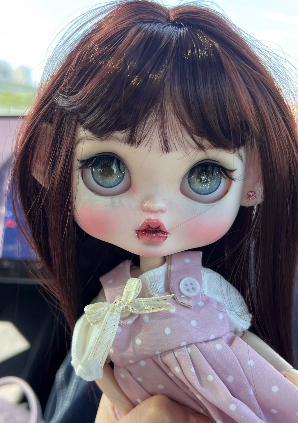 Blythe Doll Handmade-Customized With Outfits + Wig – 1/6 Doll (12in / 30cm) BJD