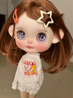 Blythe Doll Handmade-Customized With Outfits + Wig – 1/6 Doll (12in / 30cm) BJD