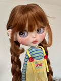 Blythe Doll Handmade-Customized With Outfits + Wig – 1/6 Doll (12in / 30cm) BJD
