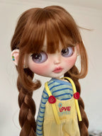 Blythe Doll Handmade-Customized With Outfits + Wig – 1/6 Doll (12in / 30cm) BJD