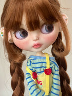 Blythe Doll Handmade-Customized With Outfits + Wig – 1/6 Doll (12in / 30cm) BJD