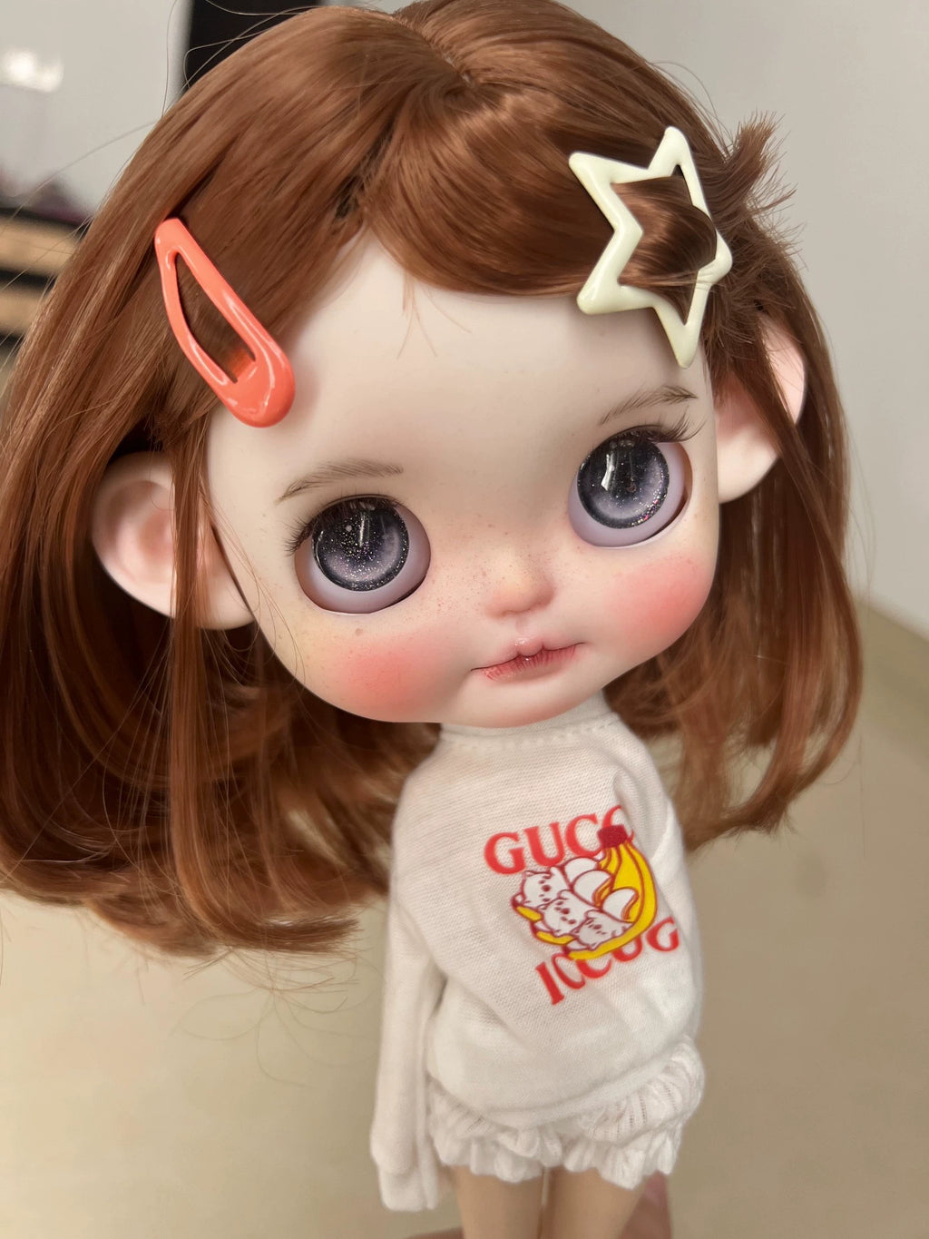 Blythe Doll Handmade-Customized With Outfits + Wig – 1/6 Doll (12in / 30cm) BJD