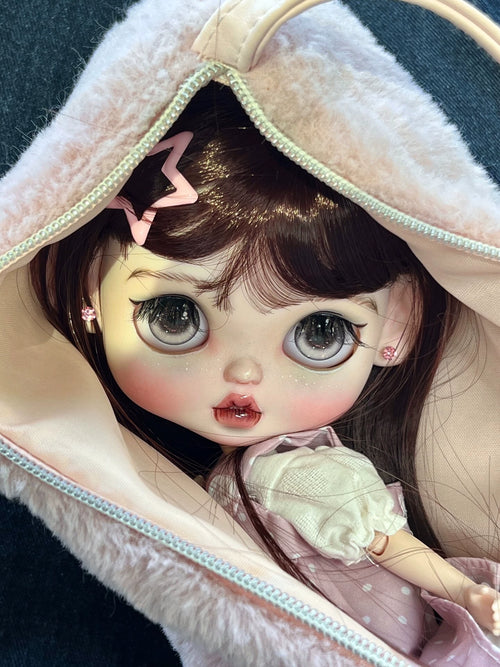 Blythe-Puppe handgemacht – mit Outfits und Perücke