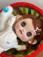 Blythe Doll Handmade-Customized With Outfits + Wig – 1/6 Doll (12in / 30cm) BJD
