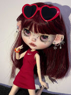 OOAK Hand-Painted Blythe Art Doll